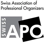 Logo Swiss Apo en noir et blanc